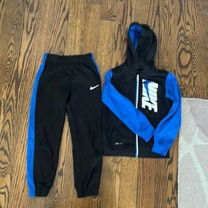 Dri-fit Nike matching track suit, boys 7